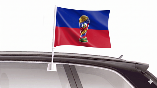 Haiti Car Window Flag